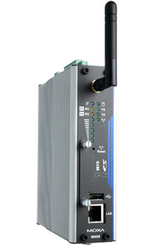 MOXA W406 - RISC    GSM/GPRS/EDGE, 4 DI, 4 DO, 2 serial , Ethernet, SD