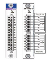MOXA RM-1602-T - модуль для RTU контроллера 16 цифровых входов, 24 VDC, sink/source тип, рабочая температура от -40 до 75°C