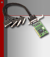 4-port RS-232 Universal PCI Smart Serial Board
