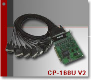 8- RS-232 Universal PCI  MOXA