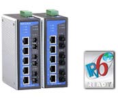 MOXA EDS - 408A 3 Fiber -  8    Ethernet   3  