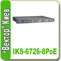 Moxa     PoE Rackmount       - IKS-6726-8PoE
