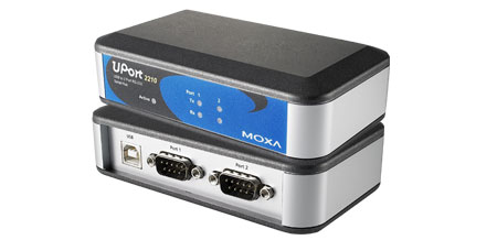 MOXA UPort 2210 - 2- RS-232 USB HUB
