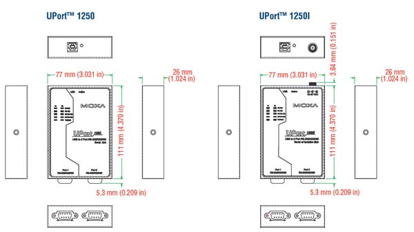 MOXA UPort 1250/1250I